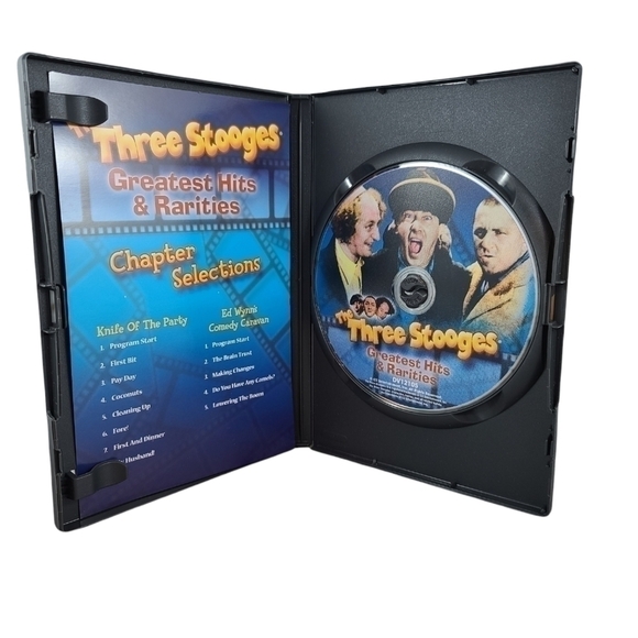 THE Three Stooges, Greatest HIts & Rarities (DVD, 2002) - Picture 3 of 3